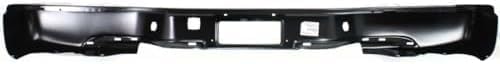 Rear Step Bumper Fleetside Powdercoated Black Steel Direct Replacement Compatible With 1999-2006 Chevrolet Silverado/GMC Sierra 1500 2500HD 3500 GM1102412 88944059
