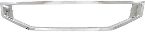 Front Grille Molding Chrome Direct Replacement Compatible With 2008-2010 Honda Accord HO1210123 71122TE0A01