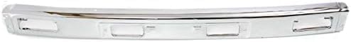 Front Bumper Chrome Steel Direct Replacement Compatible With 1984-1988 Toyota Pickup TO1002116 5211189139