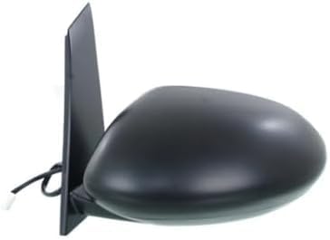 Front Power Mirror Manual Folding Non-Heated Primed Left Driver Side Direct Replacement Compatible With 2014-2017 Honda Odyssey HO1320277 76250TK8A41