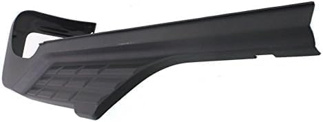 Set Of 2 Rear Bumper Step Pad Prime Plastic Left Driver & Right Passenger Side Direct Replacement Compatible With 2007-2014 Chevrolet Silverado