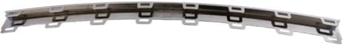 Front Bumper Molding Chrome Plastic Direct Replacement Compatible With 2013-2016 GMC Acadia / 2017 Limited GM1044118 20982402