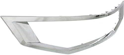 Front Grille Molding Chrome Direct Replacement Compatible With 2008-2010 Honda Accord HO1210123 71122TE0A01