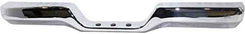 Rear Step Bumper Face Bar Chrome Steel Direct Replacement Compatible With 1989-1995 Toyota Pickup RT82620005 002283591113