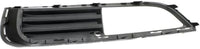 Set Of 2 Front Fog Light Moldings Primed Plastic Left Driver & Right Passenger Side Direct Replacement Compatible With 2011-2013 Buick Regal GM1039140 GM1038140 13238371 13238370