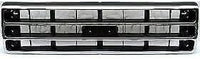 AUTOS PARTS PLUS Front Grille Chrome Shell With Primed Dark Argent Insert Direct Replacement Compatible With Ford F-Series 1989-1991 FO1200141 E9TZ8200A