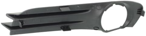 Set Of 2 Front Fog Light Molding Textured Plastic Left Driver & Right Passenger Side Direct Replacement Compatible With 2012-2016 Chrysler Town & Country CH1039143 CH1038143