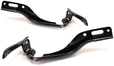 Set Of 2 Front Hood Hinge Assembly Steel Left Driver & Right Passenger Side Direct Replacement Compatible With 2006-2011 Honda Civic HO1236115 HO1236116 60120SNAA00ZZ 60170SNAA00ZZ