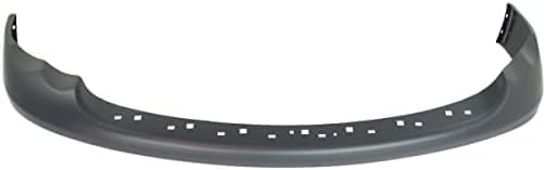 Front Bumper Upper Cover Primed Plastic Direct Replacement Compatible With 2002-2005 Dodge Ram 1500 2500 3500 CH1000338 5073002AC