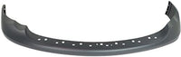 Front Bumper Upper Cover Primed Plastic Direct Replacement Compatible With 2002-2005 Dodge Ram 1500 2500 3500 CH1000338 5073002AC