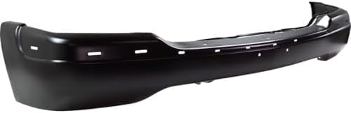 Front Bumper Face Bar Primed Steel Without Brackets Direct Replacement Compatible With 1999-2002 GMC Sierra 1500/2001-2002 2500HD 3500/2000-2006 Yukon XL-2500 GM1002374