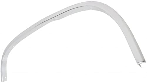 Set Of 2 Front Fender Molding Trim Chrome Right Passenger & Left Driver Side Direct Replacement Compatible With 1988-2000 Chevrolet/GMC C/K Series Full Size GM1291108 GM1290108