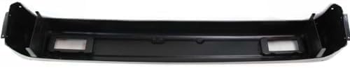 Front Bumper Face Bar Primed Steel With Fog Light & End Caps Holes Direct Replacement Compatible With 1986-1995 Suzuki Samurai SZ1002102 7171082C11