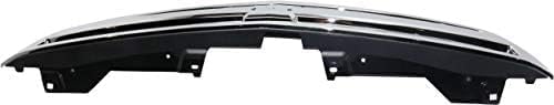 Front Grille Chrome Shell And Insert Plastic Factory Installed Direct Replacement Compatible With 2007-2013 Chevrolet Silverado 1500 GM1200572 25810707 19303978 22849840