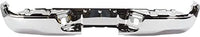 Step Bumper Face Bar Only Chrome Steel Without Sensor Holes Direct Replacement Compatible With 2005-2015 Toyota Tacoma TO1102240 5215104061