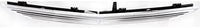 Front Grille Assembly Chrome Shell With Prime Insert Plastic Direct Replacement Compatible With 2000-2002 Mercedes Benz E-Class MB1200116 21088006839040