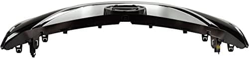 Front Grille Primed With Chrome And Silver Molding Direct Replacement Compatible With 2016-2017 Nissan Maxima NI1200284 623104RA0A
