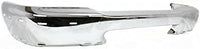 Front Bumper Chrome Styleside With Pad Holes Direct Replacement Compatible With 1998-2000 Ford Ranger FO1002346 F87Z17757BA