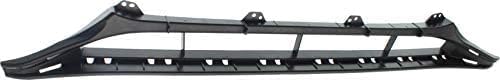 Front Center Bumper Grille Plastic Direct Replacement Compatible With 2013-2017 Audi A5 / 2012-2017 S5 T0807647A01C AU1036109