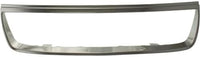 Front Bumper Upper Grille Shell And Insert & Molding Chrome Plastic Direct Replacement Compatible With 2006-2008 Chevrolet Malibu GM1200558 GM1210110 15266336 15853884