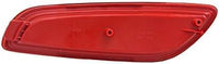Rear Bumper Reflector Plastic Left Driver Side Direct Replacement Compatible With 2010-2012 Hyundai Santa HY1184107 924082B510