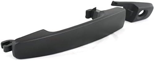 Front Exterior Door Handle + Cover with Keyhole Primed Plastic Left Driver Side Direct Replacement Compatible with 2008-2011 Ford Focus FDH010117 8S4Z5422404BAPTM