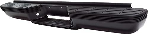 Step Bumper Face Bar & Pad Without Mounting Bracket Primed Direct Replacement Compatible With 1992-1999 Chevrolet Tahoe/Suburban GM1101114 GM1100114