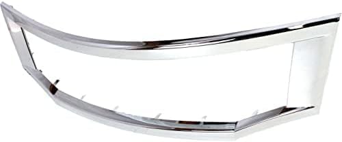 Front Grille Molding Chrome Direct Replacement Compatible With 2008-2010 Honda Accord HO1202104 71126TA5A00