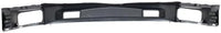 Front Bumper Impact Bar Steel + Grille + Lower Valance Air Deflector Textured + End Caps Left & Right Side Direct Replacement Compatible With 2007-2013 Chevrolet Silverado 1500