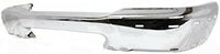 Front Bumper Chrome Styleside With Pad Holes Direct Replacement Compatible With 1998-2000 Ford Ranger FO1002346 F87Z17757BA