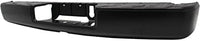Rear Step Bumper Face Bar Primed Steel With Tow Hitch Direct Replacement Compatible With 2017-2019 Nissan Titan / 2016-2019 XD NI1102163 85030EZ50A