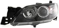 Set Of 2 Front Head Light Assembly Plastic Lens And Housing Left Driver & Right Passenger Side Direct Replacement Compatible With 2004-2009 Mazda 3 MA2519108 MA2518108