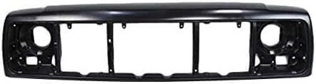 Front Header Panel + Grille + Headlight Doors + Park And Corner Lights Right Passenger & Left Driver Side Direct Replacement Compatible With 1997-2001 Jeep Cherokee CH1220115