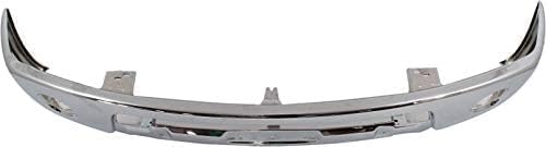 Front Lower Bumper Chrome Steel With Fog Light Holes Direct Replacement Compatible With 2005-2017 Nissan Frontier NI1002143 62014ZL00B