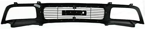 Front Grille Silver Shell And Painted Gray Insert Direct Replacement Compatible With 1994-1997 GMC Sonoma / 1995-1997 Jimmy GM1200355 15647633