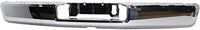 Step Bumper Face Bar Only With Pad Provision Without Mounting Bracket Chrome Steel Direct Replacement Compatible With 2017-2020 Nissan Titan / 2016-2020 XD NI1102165 85030EZ20A