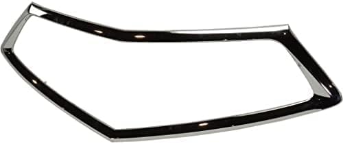 Front Grille Surround Molding Chrome Plastic Direct Replacement Compatible With 2018-2020 Acura TLX AC1202110 71122TZ3A11 693031450304