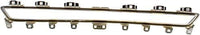Front Upper Grille Primed Shell And Insert + Molding Chrome Direct Replacement Compatible With 2008-2012 Chevrolet Malibu GM1200601 GM1210114 15823699 15823701