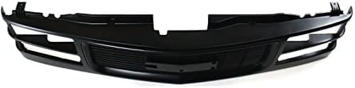 Front Grille Primed Shell And Cross Bar Insert Direct Replacement Compatible With 1994-2000 GMC C/K Series Pickup / 1994-1999 Suburban GM1200357 12375422