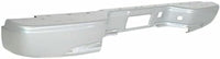 Rear Step Bumper Face Bar Only With Pad Provision Silver Steel Direct Replacement Compatible With 1999-2006 Chevrolet Silverado/GMC Sierra 1500 2500HD 3500 12473000-PFM