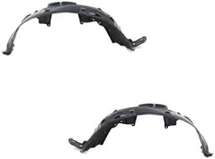 Set Of 2 Front Fender Liner Plastic Left Driver & Right Passenger Side Direct Replacement Compatible With 2008-2013 Nissan Rogue / 2014-2015 Select NI1249117 NI1248117