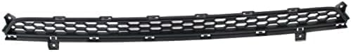 Front Bumper Center Grille Textured Gray Plastic Direct Replacement Compatible with 2011-2013 Kia Sorento KI1036106 865221U000