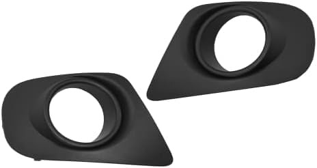 Set Of 2 Front Fog Light Molding Textured Plastic Right Passenger & Left Driver Side Direct Replacement Compatible With 2011-2019 Dodge Journey CH1039148 CH1038148 68088686AB
