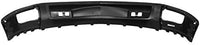 Front Bumper Impact Bar Chrome + Lower Valance Textured + End Caps Plastic Left Driver & Right Passenger Side Direct Replacement Compatible With 2009-2013 Chevrolet Silverado 1500