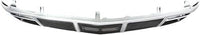 Front Grille Silver Shell And Insert With Single Sealed Beam Headlight Direct Replacement Compatible With 1988-1993 GMC C/K Series GM1200325 15590613