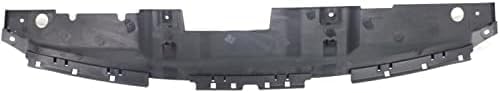 Front Upper Radiator Support Cover Textured Plastic Direct Replacement Compatible With 2012-2017 Hyundai Accent HY1224102 863521R000