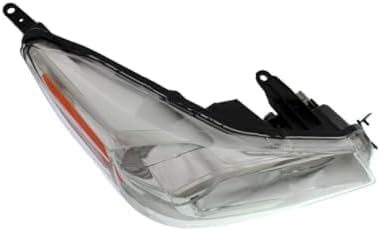 Set Of 2 Front Head Light Assembly Plastic Left Driver & Right Passenger Side Direct Replacement Compatible With 2014-2016 Subaru Forester SU2503145 SU2502145 84001SG081 84001SG091