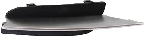 Set Of 2 Front Bumper Fog Light Cover Primed Plastic Left Driver & Right Passenger Side Direct Replacement Compatible With 2009-2011 Honda Civic HO1039103 HO1038103