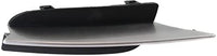 Set Of 2 Front Bumper Fog Light Cover Primed Plastic Left Driver & Right Passenger Side Direct Replacement Compatible With 2009-2011 Honda Civic HO1039103 HO1038103