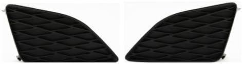 Set Of 2 Front Fog Light Cover Primed Right Passenger & Left Driver Side Direct Replacement Compatible With 2009-2010 Toyota Corolla TO1039115 TO1038115 8148102090 8148202080